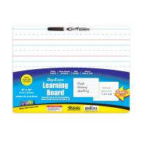 BAZIC Products - Double-sided dry erase lap board - smooth erasable surfaces - lightweight and portable - classroom, training, and practice use.