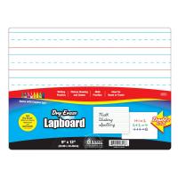 BAZIC Products - Double-sided dry-erase lap board 9? × 12? - One side lined grid practice surface - Opposite side blank white board - Smooth hardwood board surface - Easy cleanup - Portable pad design - Reusable writing surface - Ideal for offic