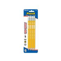 BAZIC - Jumbo Pencils - number 2 lead core - large easy grip barrel - built in eraser tips - classroom writing supply pack