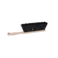 Boardwalk Counter Brush - Black Polypropylene Bristles - 4.5" Wide - 3.5" Tan Plastic Handle