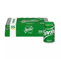 Sprite - Lemon Lime Soda - crisp citrus refreshment - caffeine free soft drink - convenient 12 oz cans - 35 count pack