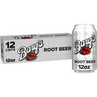 Barqs - Root Beer Soda - bold classic root beer flavor - carbonated soft drink - convenient 12 oz cans - 12 pack carton