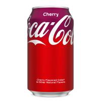 Coca-Cola - Cherry Coke soda - 12 oz cans - Classic cherry cola - 12 per pack