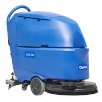 Clarke - Autoscrubber - 20 inch disk scrub path - traction drive system - onboard solution and recovery tanks - commercial floor cleaning