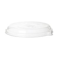 Eco Products - Recycled Fiber Lid - fits 24 to 40 oz bowls - made from recycled materials - compostable foodservice packaging - 300 per carton