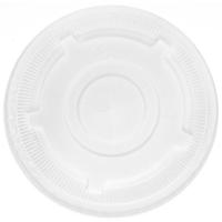 Eco Products - Cold Cup Lids - clear compostable PLA plastic - fits 32 oz cold cups - flat lid design - 600 per carton
