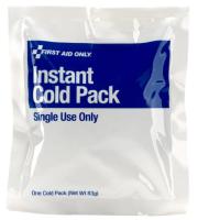 First Aid Only - Instant Cold Pack - activates without refrigeration - reduces swelling and pain - compact emergency treatment - 4 by 5 inch size