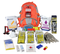 First Aid Only - Emergency Backpack - shelter in place supplies - portable preparedness kit - supports disaster response planning - workplace safety solution