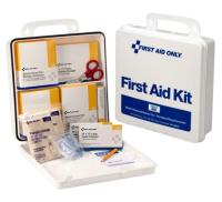 First Aid Only - First Aid Kit - supports 50 people - business use medical supplies - organized cabinet design - 165 piece kit