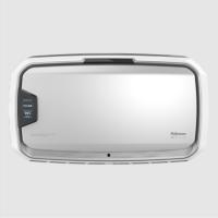 Fellowes AeraMax Pro AM4 PC - Hardwired wall-mount air purifier - H13 True HEPA filtration - EnviroSmart™ adaptive sensor - PureView™ live air quality display - Removes particles & odors - Antimicrobial media - Stainless steel finish - Up to