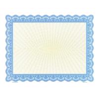 Goes - Certificate Paper - blue border design - heavy weight paper stock - suitable for awards and recognition - 100 sheets per pack
