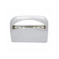 Hospeco Half-Fold Toilet Seat Cover Dispenser, Chrome, Wall Mounted