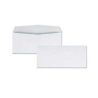 KGL - Business Envelopes - number 10 size white paper - gummed seal closure - compatible with office printers - 500 per box