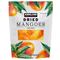 Kirkland Signature - Organic Dried Mango - sweet fruit snack - USDA organic certified - resealable bulk bag - 2.5 pound package