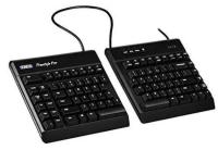 Kinesis - Freestyle Extended Keyboard - split ergonomic design - supports adjustable posture - USB wired connection - brown finish