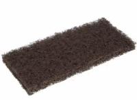 3M - Scouring Pad - aggressive scrubbing power - removes heavy soil and buildup - durable open web construction - reusable hand pad format - 5 x 10 inch size