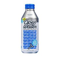 Open Water - Purified Water - aluminum bottles recyclable - no plastic packaging - 16 oz single serve bottles - 24 per case