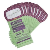 ProTeam - Vacuum Filter Bags - Intercept Micro filtration - fits 6 quart Super HalfVac - captures fine dust particles - 10 bags per pack