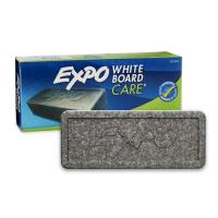 Expo Marker Board Eraser -1.25" Width x 5.13" Length - Charcoal Gray