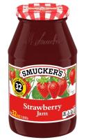 Smuckers - Strawberry Jam - made with real fruit - smooth spreadable texture - large foodservice jars - 2 per pack