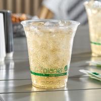 StalkMarket - Clear compostable cold cup - 12 oz plant-based PLA resin - disposable beverage cup - 1000 per case - eco-friendly alternative to traditional plastic.