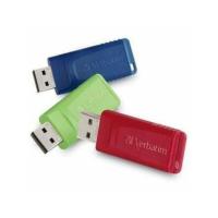 Verbatim 16GB Store 'n' Go USB Flash Drive - 3pk - Red, Green, Blue - 16 GB - USB 2.0 Type A - Blue, Green, Red - Lifetime Warranty - 3 / Pack