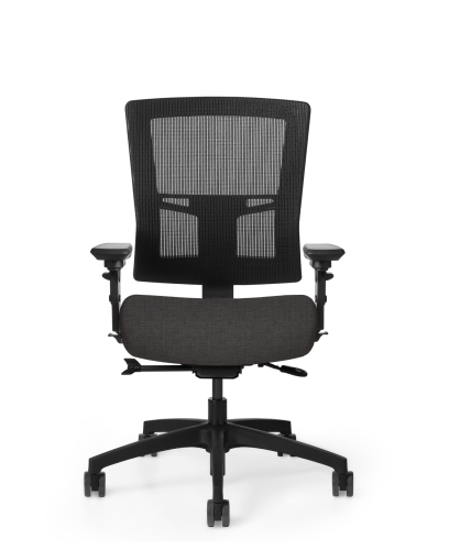 Affirm Mesh Mid-Back, Body Activated Motion, Upholstered Seat