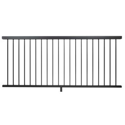AZEK IMPRESSIONS EXPRESS LEVEL RAIL 36" X 8' BLACK (91.31" Actual)