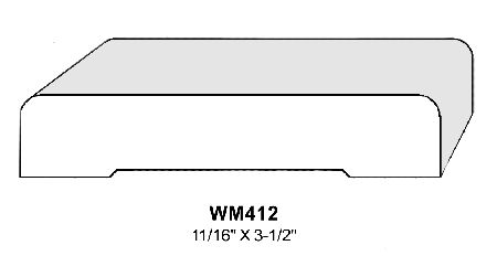 WM412 R2E 11/16" X 3 1/2" SANITARY PRIMED CASING