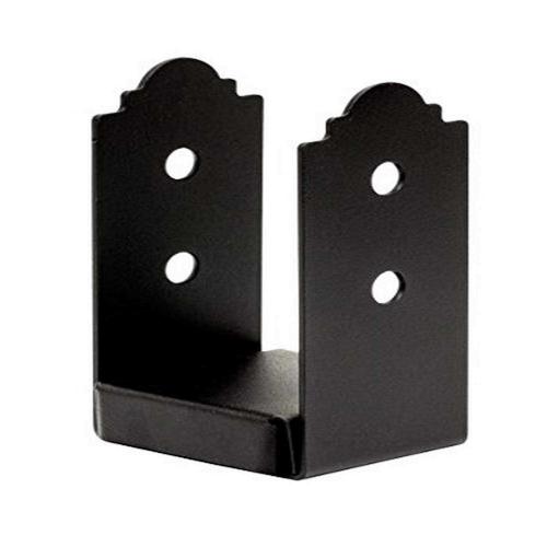 APB66 POST BASE ADJ ZMAX BLACK