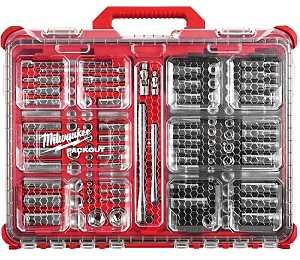 Milwaukee 106pc 1/4" and 3/8" Metric & SAE Ratchet and Socket Set with PACKOUT
