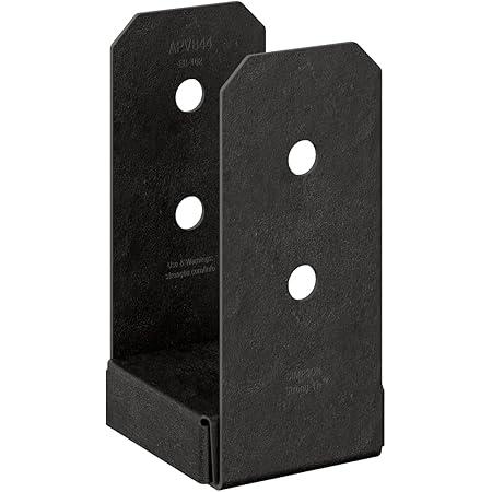 APVB44 POST BASE ADJ ZMAX BLACK