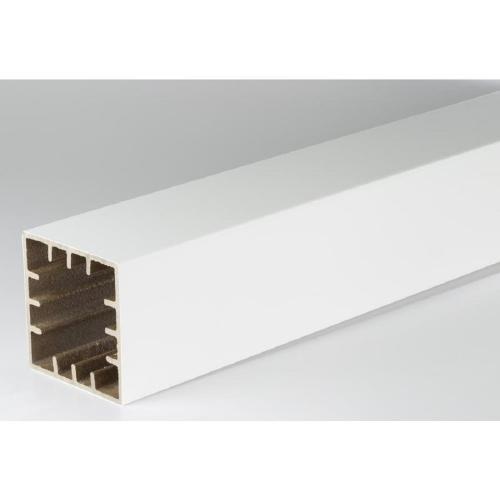 12' Post Cover Matte White Trademark/ Premier Azek