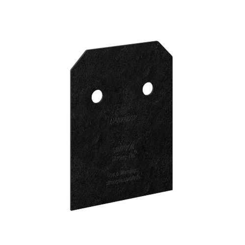 APVB66DSP POST BASE SIDE PLATE GALV