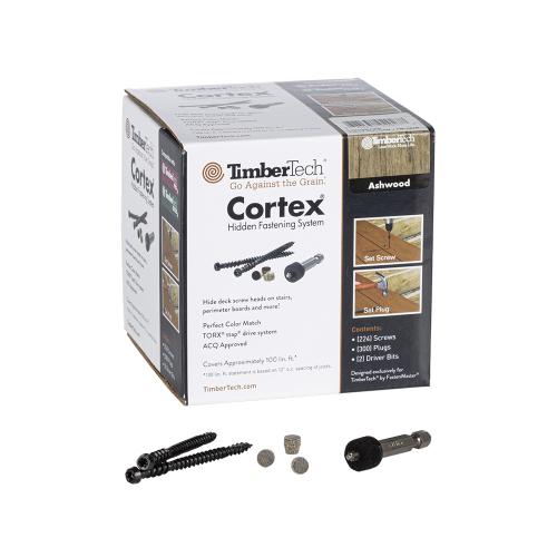 CORTEX LEGACY ASHWOOD FASTENER TIMBERTECH 100 LF/BOX