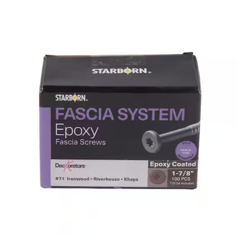Deckorators Chocolate #71 (Trailhead Pathway  Ironwood  Khaya) Fascia Screw 100 LF