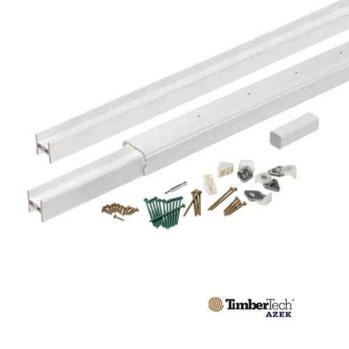 6' Matte White Universal Rail Pack