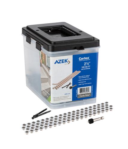 COLLATED CORTEX LANDMARK CASTLE GATE FASTENER AZEK 100 SQ FT/BOX