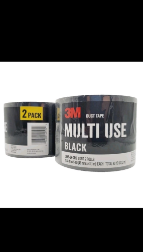 Duct Tape 135' 2pk Black