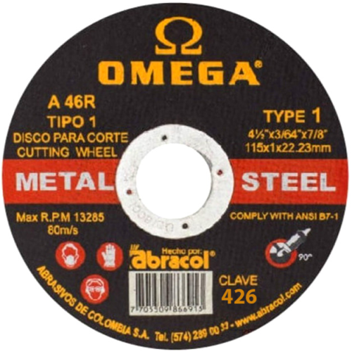Metal Disc 7" Cutting