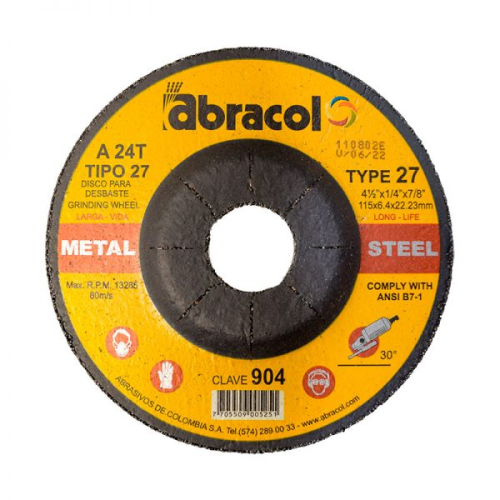 Metal Disc 4-1/2" Grinding