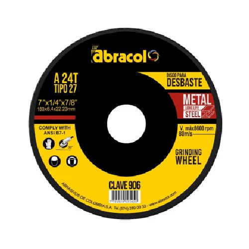 Grinding Disc Metal 7" x 1/4"