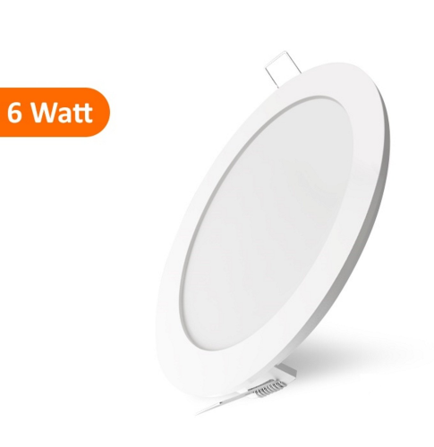 LED Panel Recsessed 6w Warm Wht