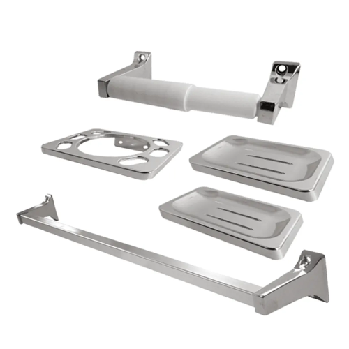 Bathroom Accessory Kit 5pc Chr