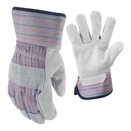 Leather Palm Work Gloves Large