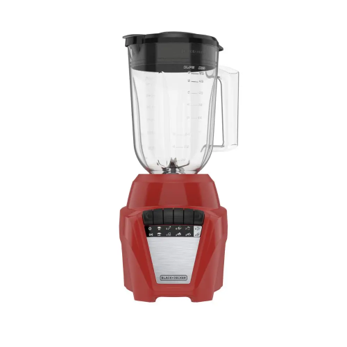 Ice Crush Blender Glass Jar Red