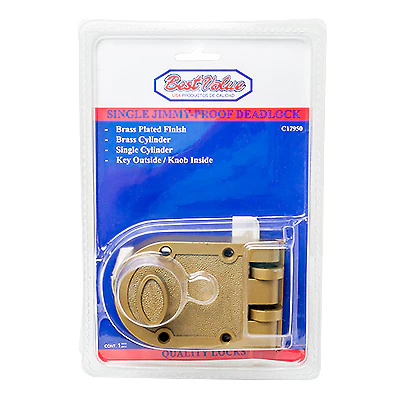 Single Jimmy Deadlock 2-3/4"