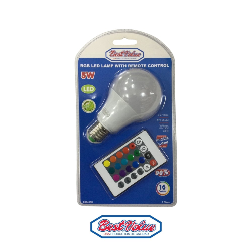 RGB LED Bulb w/ Remote Control