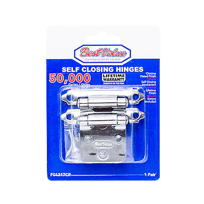 Self Closing Hinges Chrome