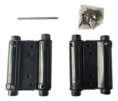 Spring Loaded Hinges 4" Black